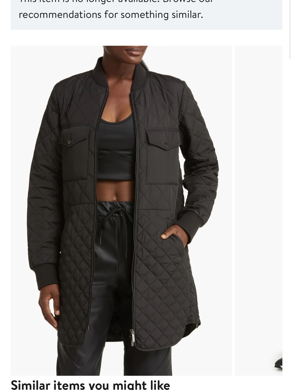 Quilted Recycled Polyester Jacket